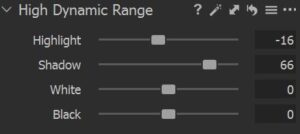 Image editing with Capture One