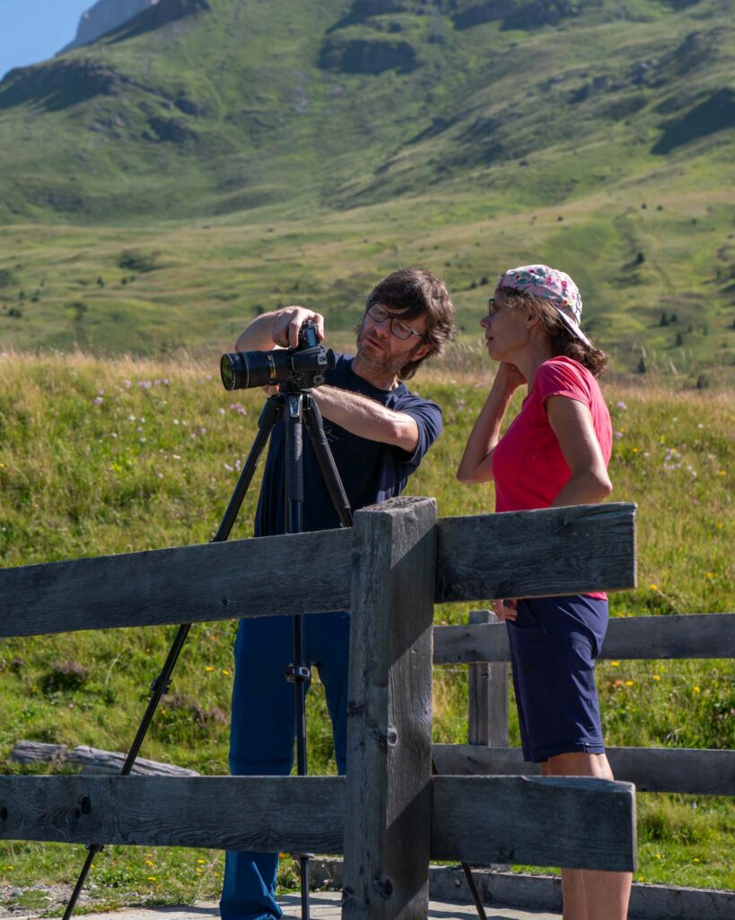 Naturfotografie Workshops - Udo erklärt die Funktionsweise eines Stativs